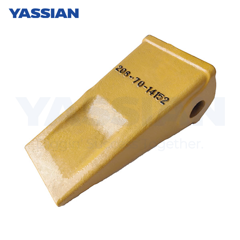 ياسيان دلو الأسنان القياسية نصائح واجب إضافية 208-70-14152 Komatsu الحفريات الأسنان 208-70-14152RC 208-70-14152TL