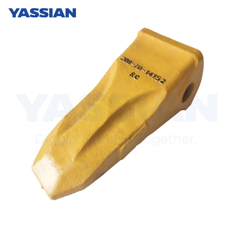 ياسيان دلو الأسنان القياسية نصائح واجب إضافية 208-70-14152 Komatsu الحفريات الأسنان 208-70-14152RC 208-70-14152TL
