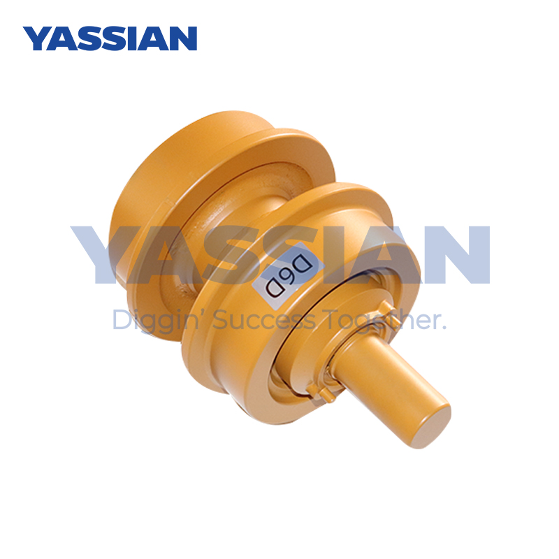 أعلى كولر أسطوانة Assy D6D Carrier Roller Dozer Drozer Carriage Parts 