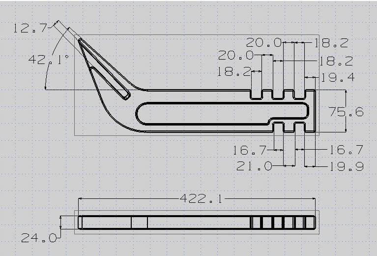 9F5124 Caterpillar Scarifier Shank